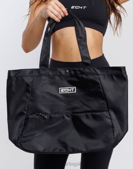 ECHT bolsa de náilon preto bolsa unissex P22N531
