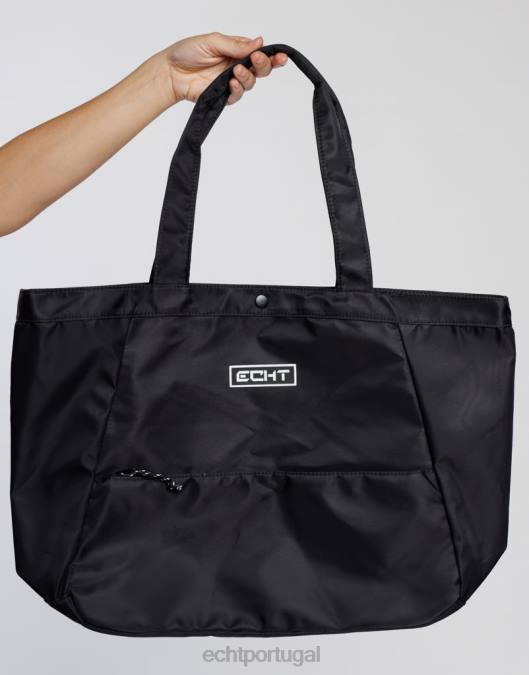 ECHT bolsa de náilon preto bolsa unissex P22N531