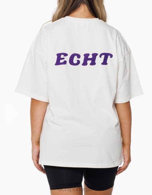 ECHT camiseta lança estrela branca roupas mulheres P22N436