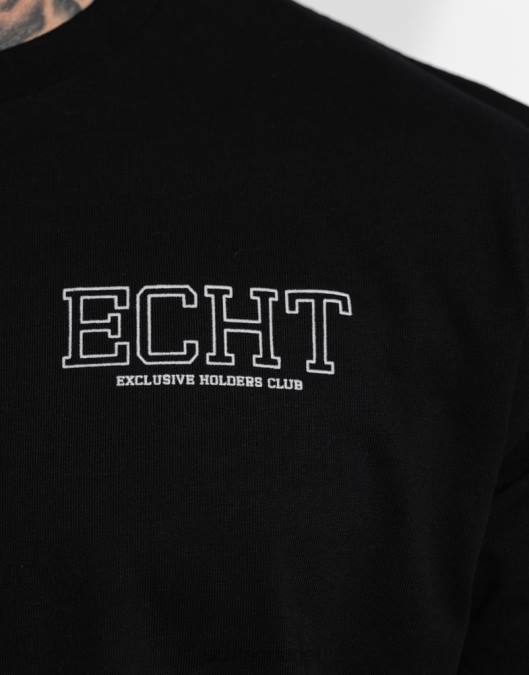 ECHT camiseta titular preto bolsa homens P22N570
