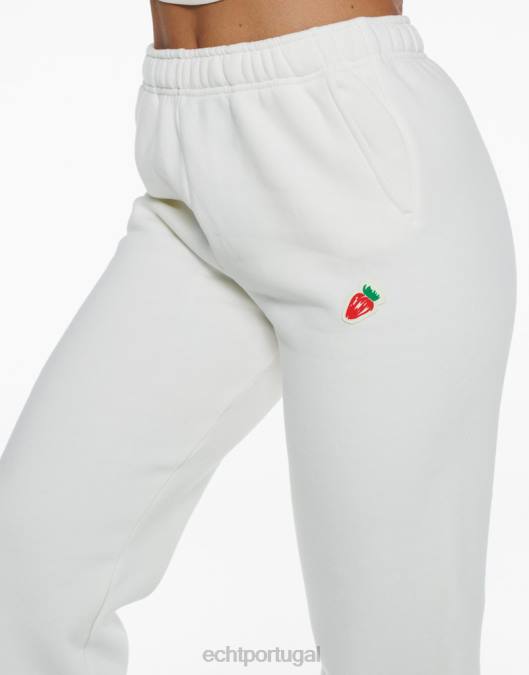 ECHT corredores de morango branco roupas mulheres P22N20