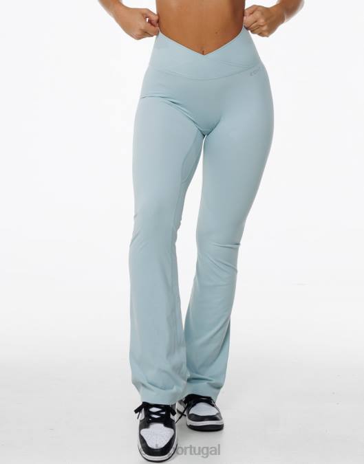 ECHT legging de tempestade éter azul roupas mulheres P22N16