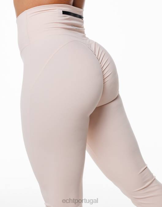 ECHT legging flare corar roupas mulheres P22N278