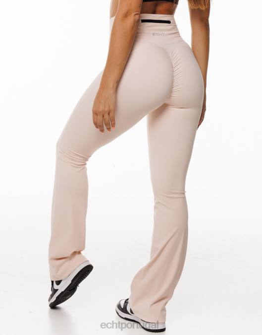 ECHT legging flare corar roupas mulheres P22N278