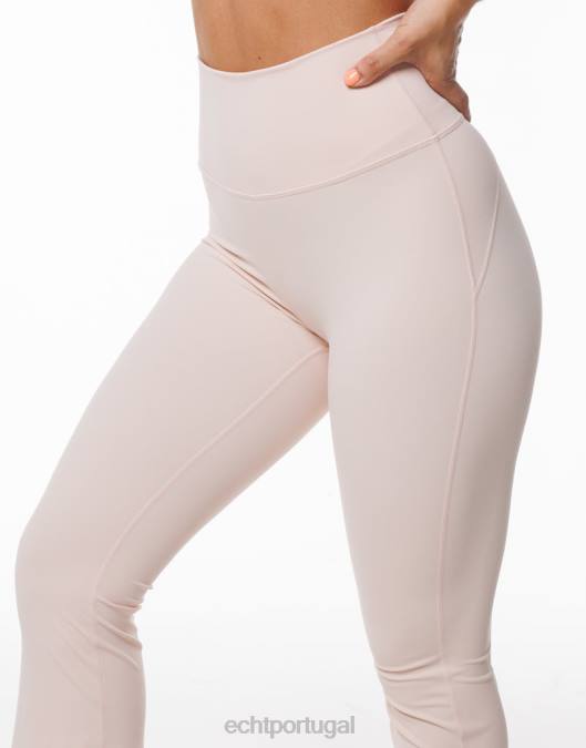 ECHT legging flare corar roupas mulheres P22N278