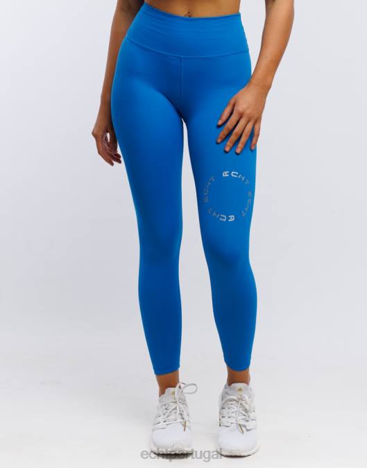 ECHT legging zero hiper azul roupas mulheres P22N379