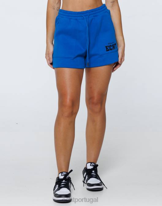 ECHT shorts da segunda temporada beta azul roupas mulheres P22N415