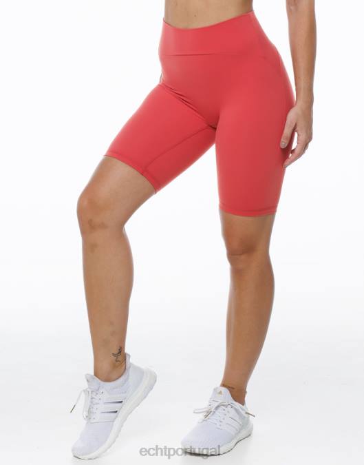 ECHT shorts de bicicleta fortaleza vermelho roupas mulheres P22N401