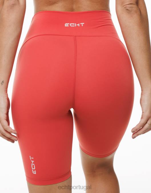 ECHT shorts de bicicleta fortaleza vermelho roupas mulheres P22N401