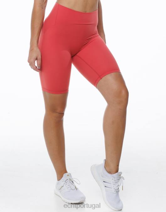 ECHT shorts de bicicleta fortaleza vermelho roupas mulheres P22N401