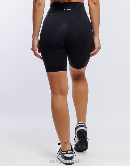 ECHT shorts de ciclismo preto roupas mulheres P22N106