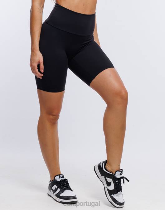 ECHT shorts de ciclismo preto roupas mulheres P22N106