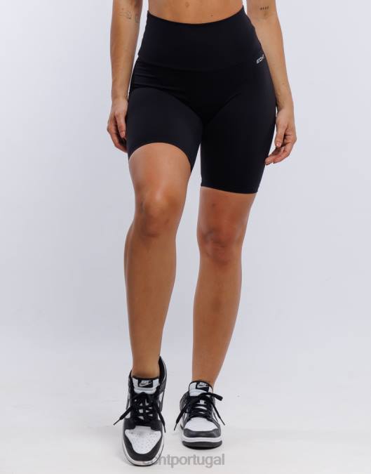 ECHT shorts de ciclismo preto roupas mulheres P22N106