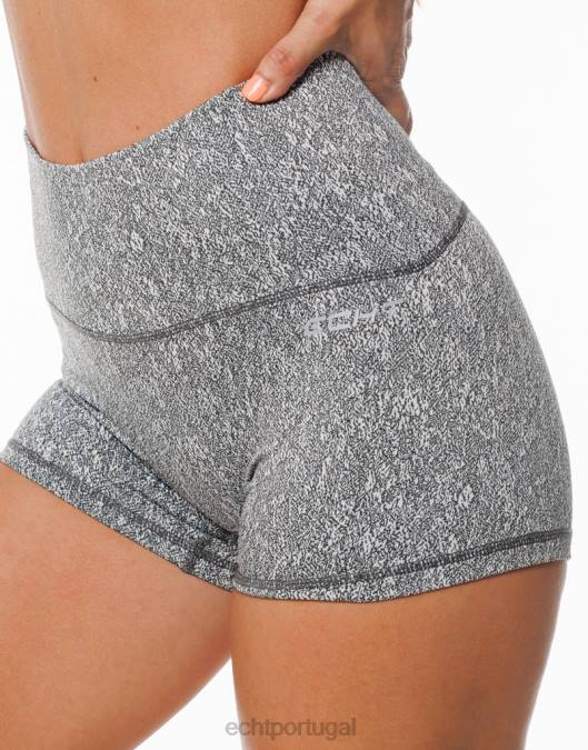 ECHT shorts hana verde floresta roupas mulheres P22N301