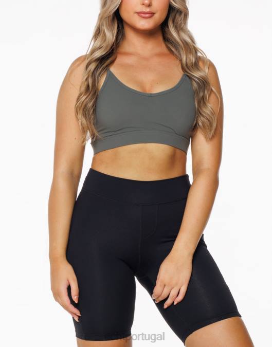 ECHT sutiã esportivo fortaleza sombra cinza roupas mulheres P22N427