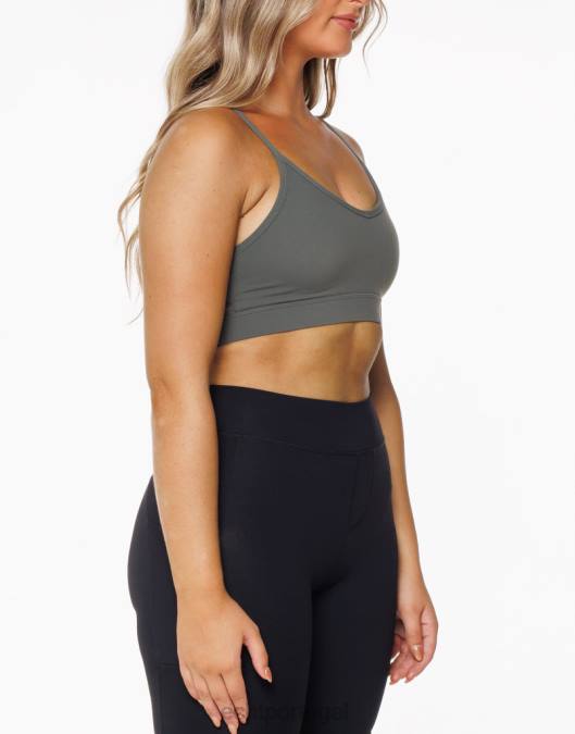 ECHT sutiã esportivo fortaleza sombra cinza roupas mulheres P22N427
