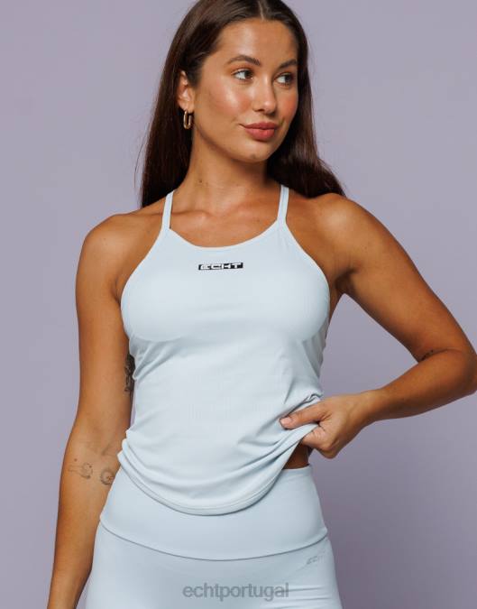 ECHT tanque de apoio aéreo ar azul roupas mulheres P22N73