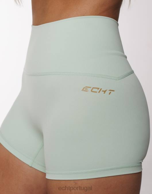 ECHT ultra-shorts camafeu verde roupas mulheres P22N349